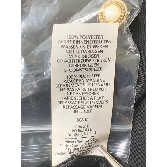 Atmosphere Black Jumpsuit Size 2 US XS Polyester V-Neck Long Sleeve RZ10400 - Picture 3 of 14